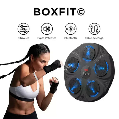 Maquina de boxeo musical con bluetooth con guantes